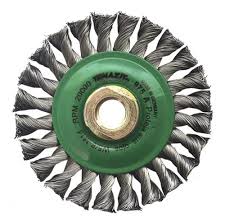 [TEN--975] CARDA CIRCULAR ALAMBRE TRENZADO 4"X0.014"XMRX3/8" ACERO AL CARBON TENAZIT