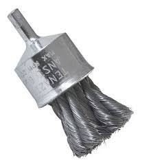 [TEN--987] CARDA BROCHA ALAMBRE TRENZADO 7/8"X0.014"X1/4" ACERO AL CARBON CON VASTAGO TENAZIT