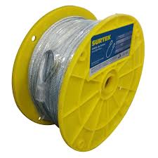 [SUR-CAP113-USA] CABLE ACERO PVC 7X7 3/32"X76M