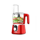 [DEC-KMMG005R] PROCESADORA PICADORA DE ALIMENTOS 200W 1.25L FUNCION NIVEL P-0-1-2 ACCESORIOS ROJO