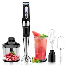 [DEC-KMJB024B] BATIDOR DE MANO DE INMERSION INALAM. RECARGABLE 4 EN 1 12V BASO 500ML, 1 BATIDOR, 1 TAZA+1 ESPUMADOR Y FUNCION DE MEZCLAR LIQUIDOS GRIS CON NEGRO
