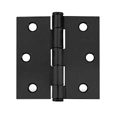 [LOC-LBC30B] BISAGRA LIGERA CUADRADA 3" DE ACERO NEGRO CON PERNO