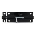 [LOC-PABN4] PASADOR DE BARRA REDONDA 4CM ACABADO LATON NEGRO