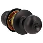 [PRO-44POP] CERRADURA PROMO CILINDRICO BOLA  RECAMARA ACERO NEGRO LLAVE ESTANDAR