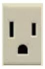 [FOR-FZA29SMS] CONTACTO ELECTRICO SENCILLO 2P+T SINN PROTECCION INFANTIL 15A 127V MARFIL