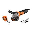 [TRU-100250] COMBO ESMERILADORA 4-1/2', 850W,LENTES Y FLEXÓMETRO,ERGO-PRO
