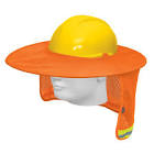 [TRU-100353] PROTECTOR SOLAR PLEGABLE PARA CASCO, NARANJA CON REFLEJANTE
