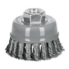 [TRU-100854] CARDA COPA 3' ALAMBRE TRENZADO GRUESO, MULTI-ROSCA, TRUPER