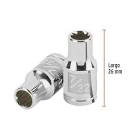 [TRU-100874] DADO DE 7/32', 12 PUNTAS, CUADRO 1/4', TRUPER