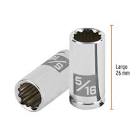 [TRU-100878] DADO DE 5/16', 12 PUNTAS, CUADRO 1/4', TRUPER