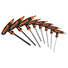 [TRU-100934] JUEGO 8 LLAVES ALLEN STD EXTRALARGAS MANGO T, PUNTA DE BOLA