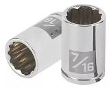 [TRU-100962] DADO DE 7/16', 12 PUNTAS, CUADRO 1/4', TRUPER