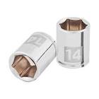 [TRU-100967] DADO DE 14 MM, 6 PUNTAS, CUADRO 1/4', TRUPER