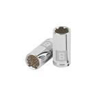 [TRU-100980] DADO DE 8 MM, 12 PUNTAS, CUADRO 1/4', TRUPER