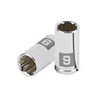 [TRU-100981] DADO DE 9 MM, 12 PUNTAS, CUADRO 1/4', TRUPER