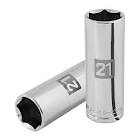 [TRU-101009] DADO LARGO DE 21 MM, 6 PUNTAS, CUADRO 1/2', TRUPER