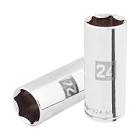 [TRU-101012] DADO LARGO DE 24 MM, 6 PUNTAS, CUADRO 1/2', TRUPER