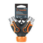 [TRU-102248] CONECTOR 'Y' 3/4' METÁLICO CON RECUBRIMIENTO PARA MANGUERA