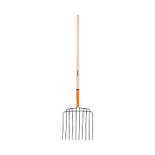 [TRU-102562] BIELDO PARA ESTIÉRCOL 10 DIENTES, MGO LARGO 48', CAB/SOLDADA
