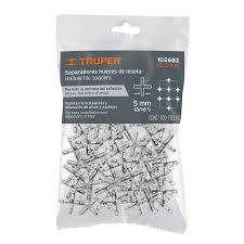 [TRU-102682] BOLSA CON 100 SEPARADORES HUECOS DE 5MM PARA LOSETAS, TRUPER