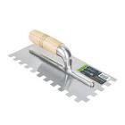 [TRU-102704] LLANA 11' DENTADO CUADRADO 1/2', 10 REMACHES, MGO MADERA