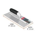 [TRU-102776] LLANA 11' DENTADO TRIANGULAR, 10 REMACHES, MGO COMFORT GRIP