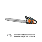 [TRU-102921] MOTOSIERRA 50 CC A GASOLINA CON BARRA DE 20', TRUPER