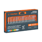 [TRU-103032] KIT DE PUNTAS DIAMANTADAS P/HTA. ROTATIVA, 20 PZS, TRUPER