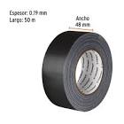 [TRU-103063] CINTA NEGRA PARA DUCTO 50M X 48MM, ESPESOR 0.19MM, TRUPER