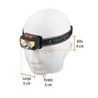 [TRU-103087] LINTERNA DE MINERO LED 270 LM CON SENSOR RECARGABLE, TRUPER
