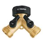 [TRU-10375] CONECTOR 'Y' 3/4' LATÓN SÓLIDO CON TUERCA MÓVIL P/MANGUERA
