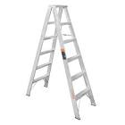 [TRU-10496] ESCALERA DE TIJERA DOBLE, TIPO LL, 5 ESCALONES, TRUPER