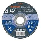 [TRU-10668] DISCO TIPO 27 DE 4-1/2' X 6.5 MM DESBASTE ACERO INOXIDABLE