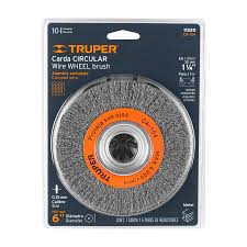 [TRU-11520] CARDA ALAMBRE ONDULADO 6' X 3/4' PARA ESMERIL, TRUPER