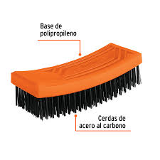 [TRU-11562] CEPILLO RECTANGULAR DE ALAMBRE 180 PINCELES,SIN MANGO,TRUPER