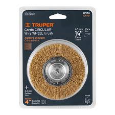 [TRU-11576] CARDA CIRCULAR 4' ALAMBRE FINO PARA TALADRO, TRUPER