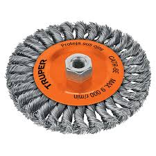 [TRU-11597] CARDA CIRCULAR 6' ALAMBRE TRENZADO, EJE 5/8'-11, TRUPER