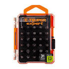 [EXP-11887] JUEGO DE 31 PUNTAS MIXTAS LARGO 1' ESTUCHE PLÁSTICO, EXPERT