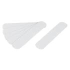 [TRU-12531] TARJETA 6 TIRAS 23CM ANTIDERRAPANTES BLANCAS 50MM C/ABRASIVO