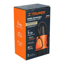 [TRU-12603] BOMBA SUMERGIBLE PLÁSTICA, 1 HP PARA AGUA SUCIA, TRUPER