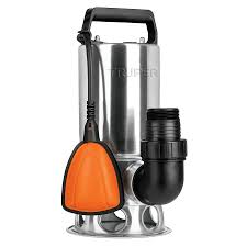 [TRU-12607] BOMBA SUMERGIBLE ACERO INOXIDABLE, AGUA SUCIA, 1 HP, TRUPER