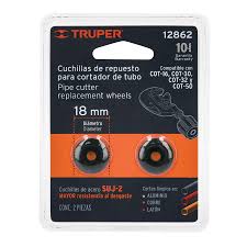 [TRU-12862] BLÍSTER CON 2 CUCHILLAS PARA CORTADORES DE TUBO COT-16-50