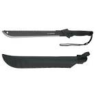 [TRU-13098] MACHETE DOBLE FILO 18' CACHA BIMATERIAL, CON FUNDA, TRUPER
