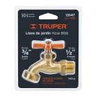 [TRU-13147] LLAVE P/MANGUERA, DE LATÓN 140G, 1/2', BLÍSTER, TRUPER