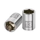 [TRU-13175] DADO DE 13 MM, 6 PUNTAS, CUADRO 1/4', TRUPER