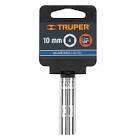 [TRU-13204] DADO LARGO DE 10 MM, 6 PUNTAS, CUADRO 1/4', TRUPER
