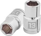 [TRU-13263] DADO DE 13 MM, 6 PUNTAS, CUADRO 1/2', TRUPER