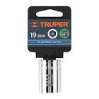 [TRU-13269] DADO DE 19 MM, 6 PUNTAS, CUADRO 1/2', TRUPER