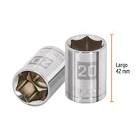 [TRU-13270] DADO DE 20 MM, 6 PUNTAS, CUADRO 1/2', TRUPER