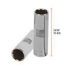 [TRU-13363] DADO LARGO DE 11/16', 12 PUNTAS, CUADRO 1/2', TRUPER